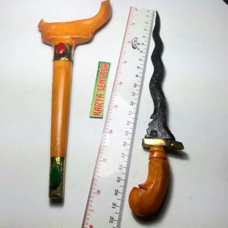 Terlaris Barang Antik Keris Ladrang Permata kuning