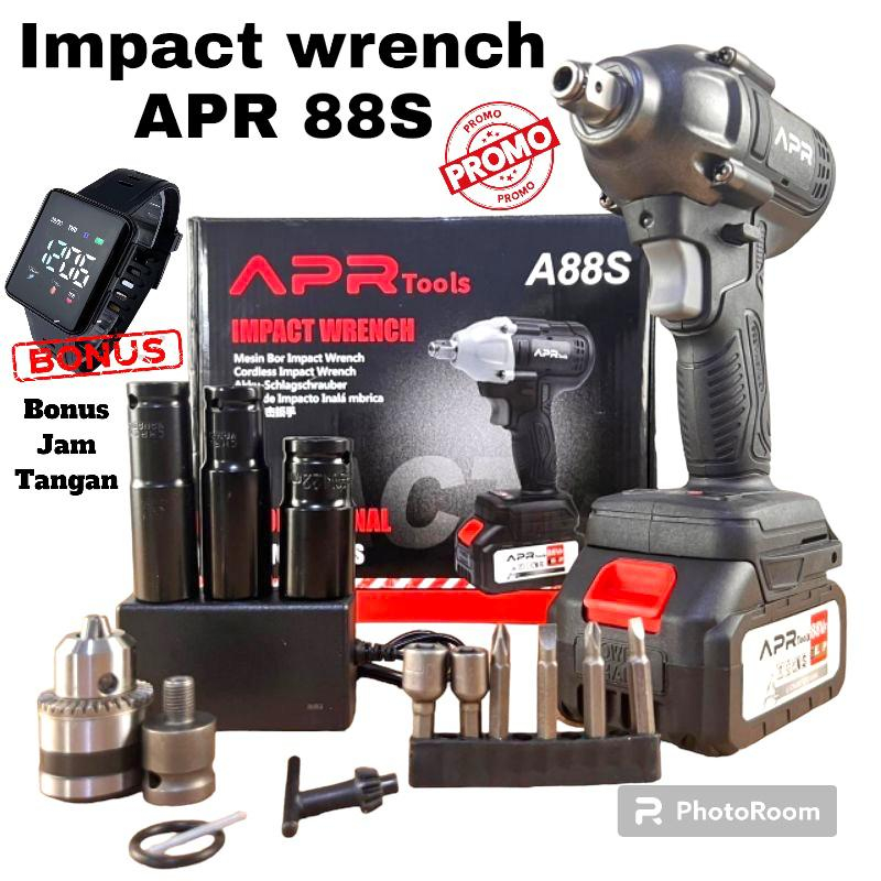 APR PEMBUKA BAUT CORDLESS IMPACT WRENCH 48S 1 BATERAI (AP26)