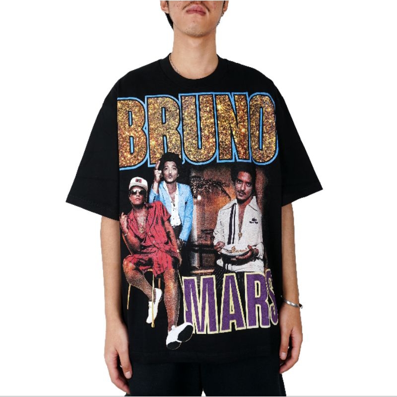 OVERSIZE T-SHIRT BRUNO MARS BLACK