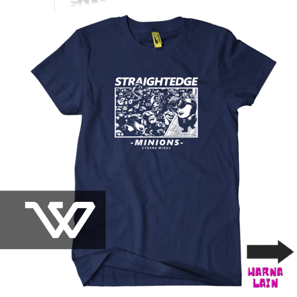 KAOS KARTUN MINION 12 SIZE S - 7XL DEWASA JUMBO BIGSIZE BIG SIZE & KAOS ANAK KAOS PREMIUM