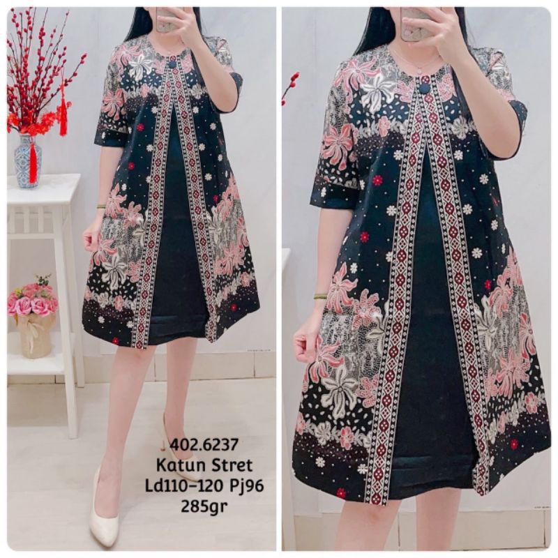Dress katun stretch