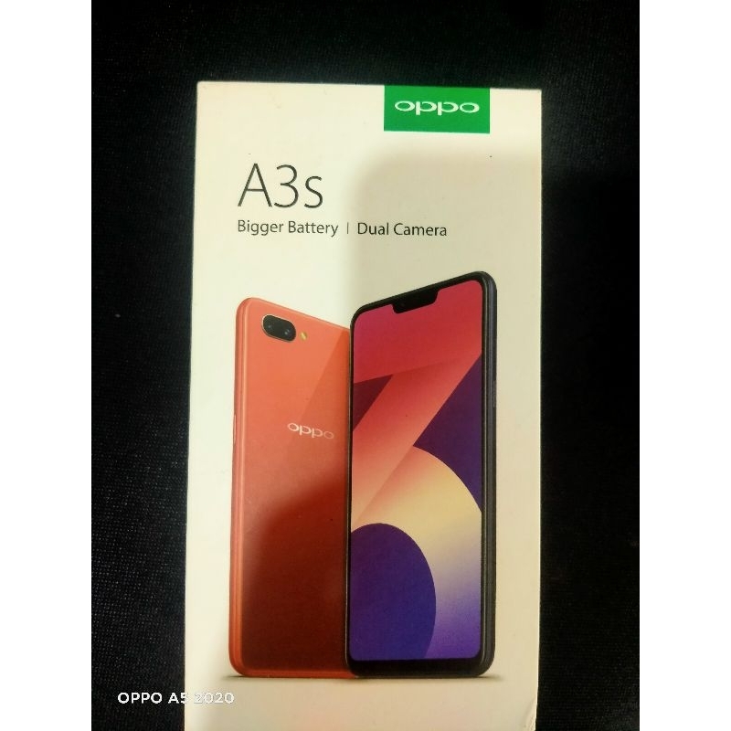 kotak hp oppo a3s asli