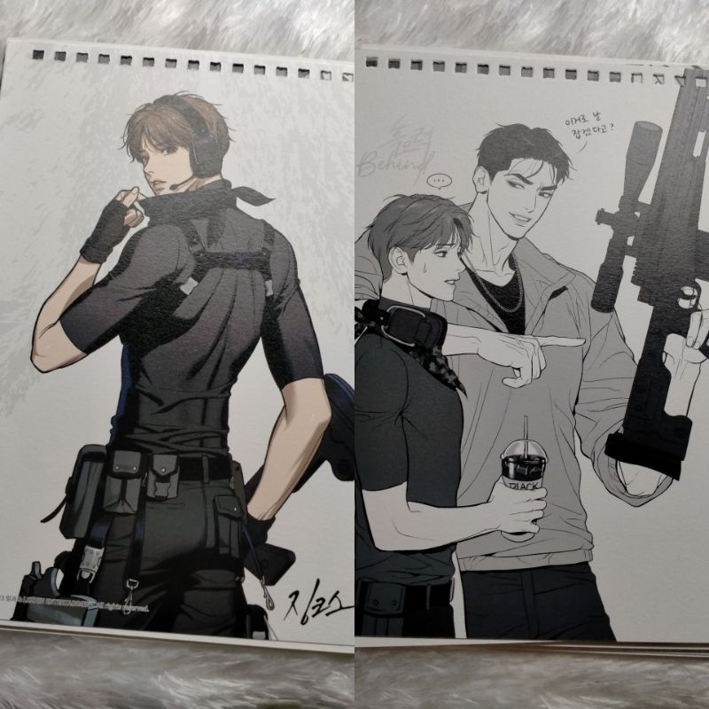 ILUSTRASI CABUTAN CALENDAR LEZHIN SEASON GREETING BWRT 2023 ( KIM DAN  - SOYOUNG - VICTOR )