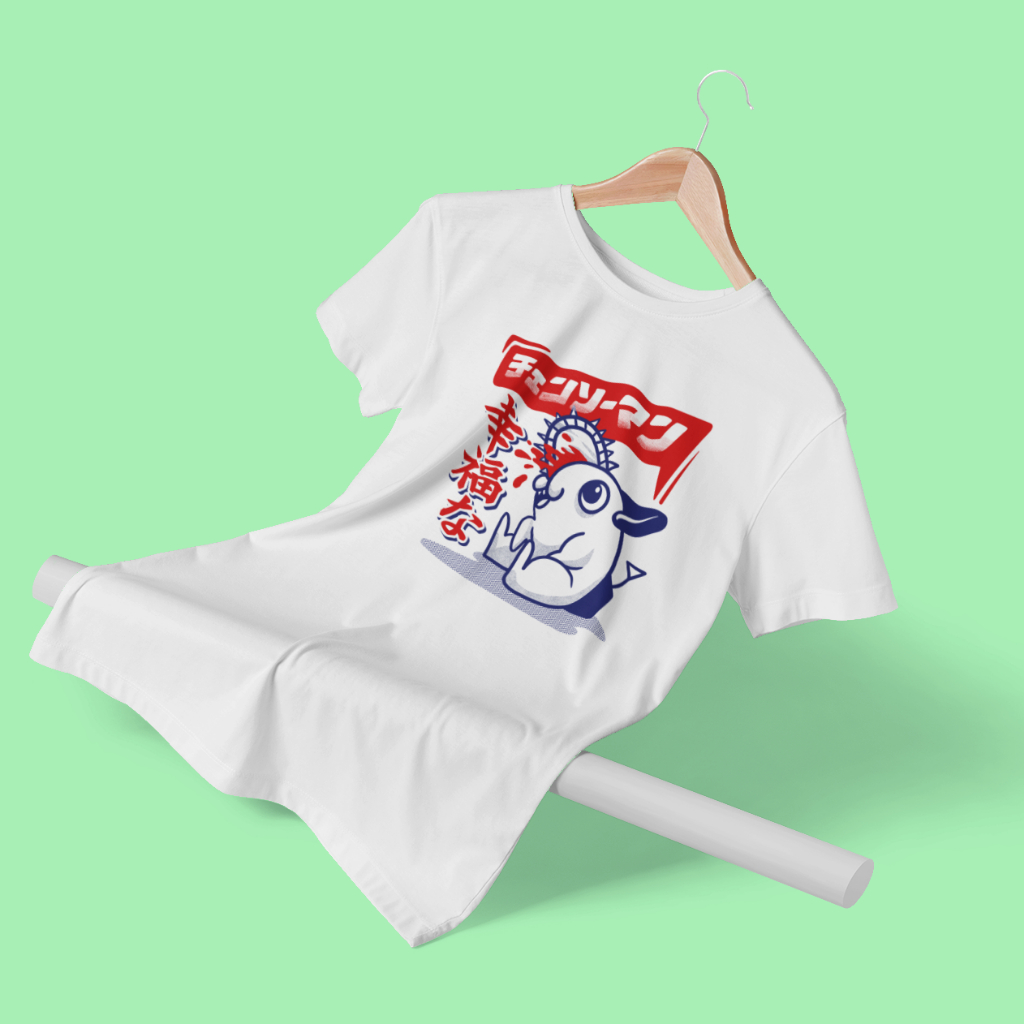 Happy Pochita T-Shirt Premium