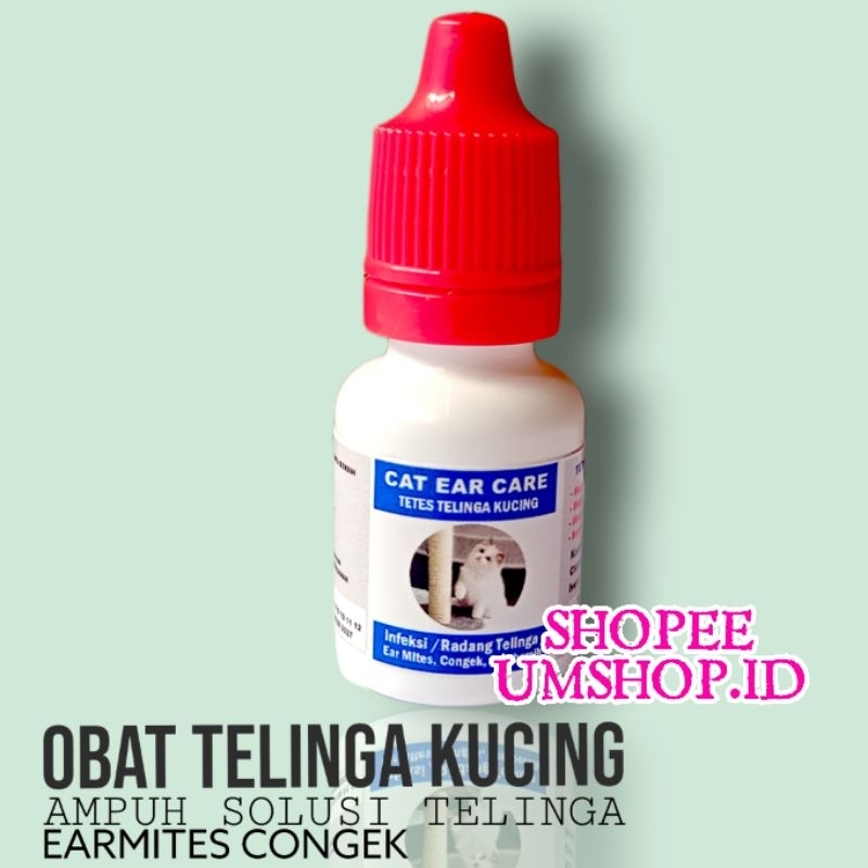 Obat Tetes Telinga Kucing Earmites Kutu Telinga Cat Ear Kitten Drops Conge Gatal Infeksi