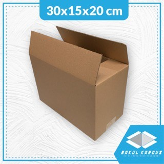 

kardus 30x15x20 cm | kardus baru | kardus online shop