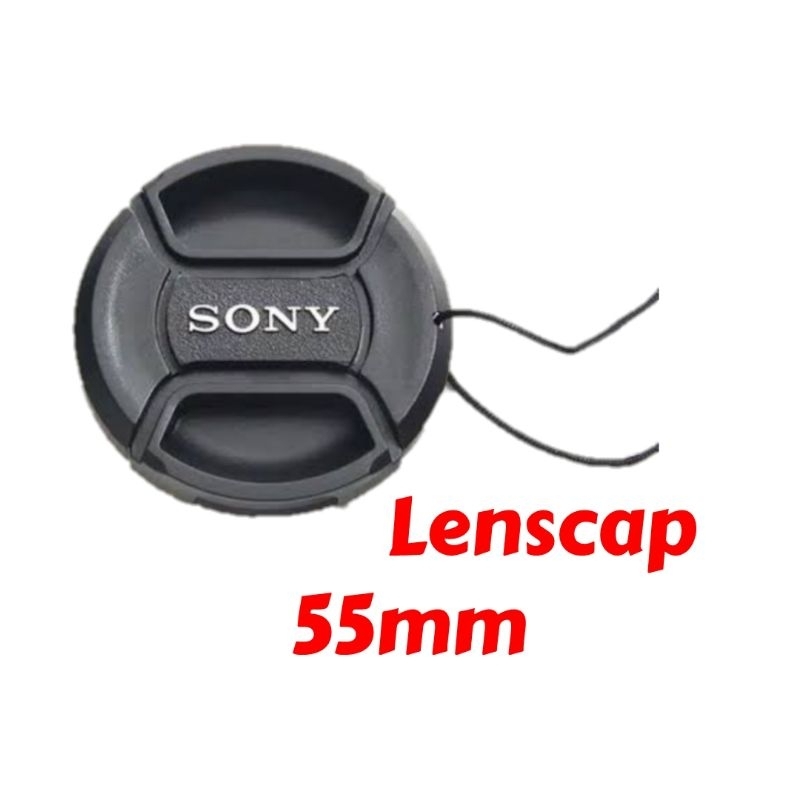 Lens Cap / Kamera Sony 55mm Tutup Lensa 18-55mm Sam Dslr Slt a230 a330 a390 A33 A35 A39 A55 A57 A65 