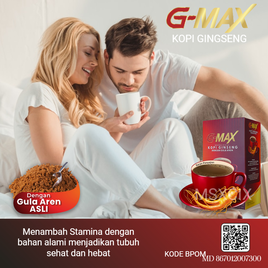 

Kopi Gingseng Gmax Kopi Herbal Menambah Stamina Pria Wanita