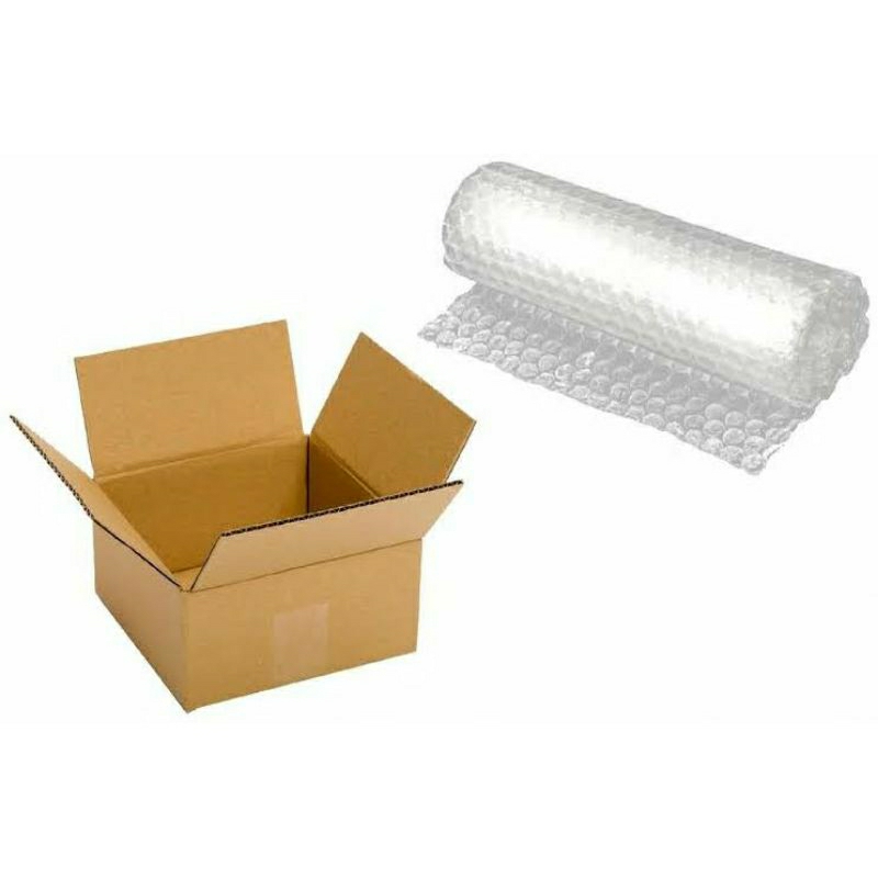 

PACKING TAMBAHAN BUBBLE WRAP + KARDUS