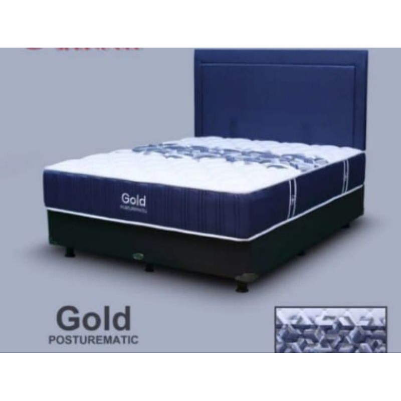 SPRINGBED GOLD POSTUREMATIC MODERN KASUR SPRINGBED MINIMALIS SPRINGBED TERMURAH