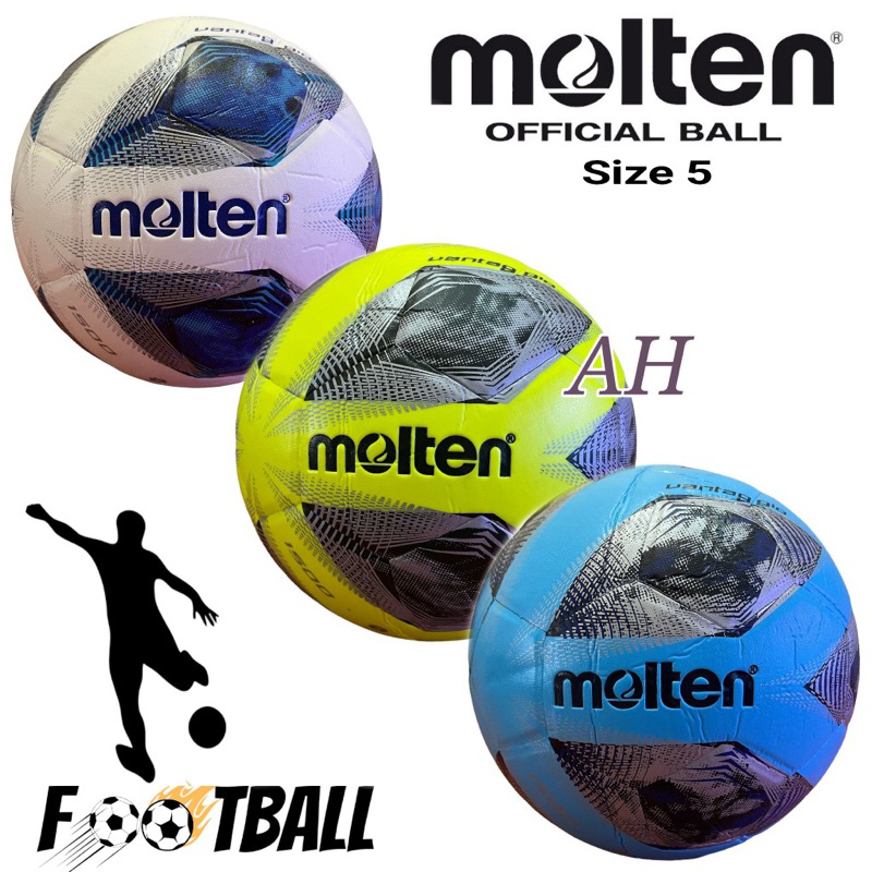 Bola Kaki / Sepak Bola Size 5 Molten F1500 Press PVC