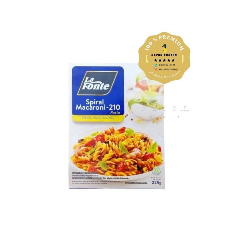 

La Fonte Pasta Spiral Macaroni 225