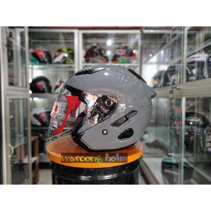 HELM KYT GALAXY FLAT R SOLID GORILLA GREY GLOSSY