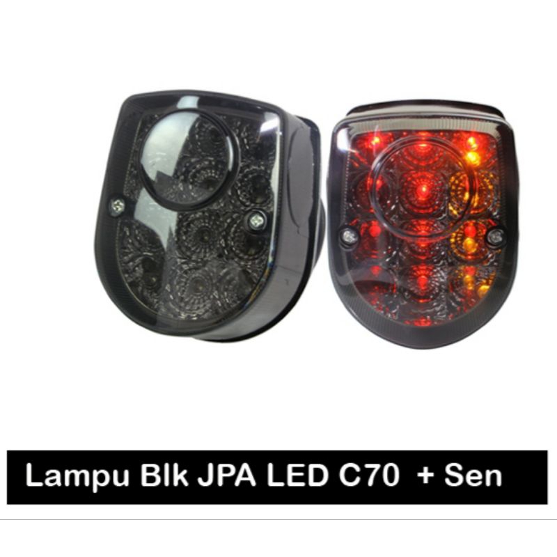 stoplamp led C70 lampu belakang led jpa honda C70
