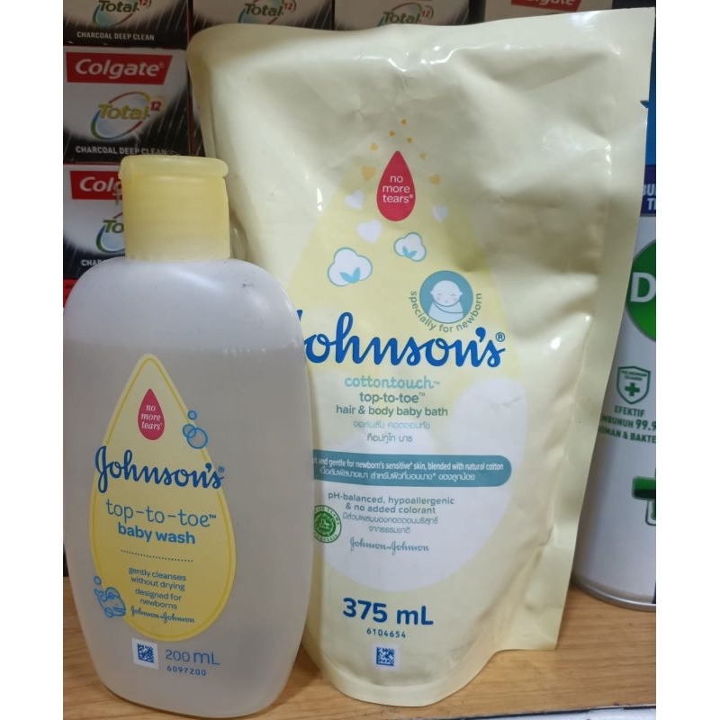 sabun cair jonsons 370ml +sabun cair botol 200ml