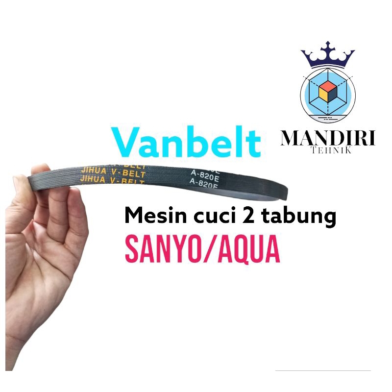 vanbelt v-belt mesin cuci SANYO & AQUA A-820