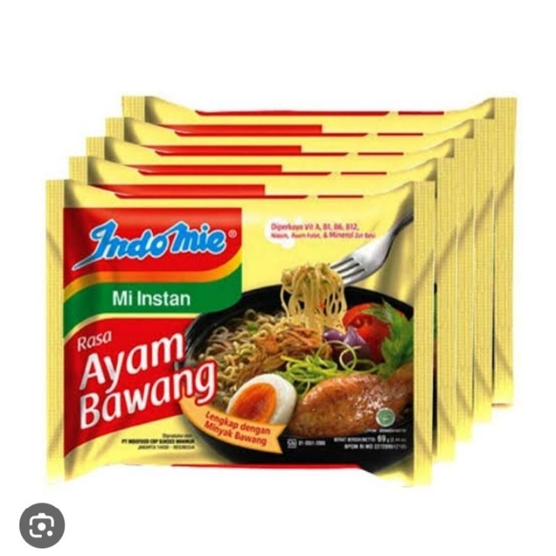

Indomie Kuah Ayam bawang 5pcs
