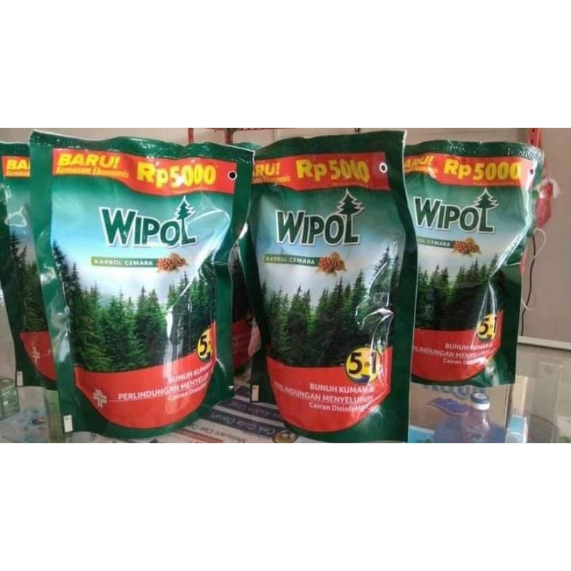 Wipol Pembersih Lantai Refill kemasan 5000 / Pembersih Lantai Wipol Kemasan Ekonomis 5000 / Pembersi