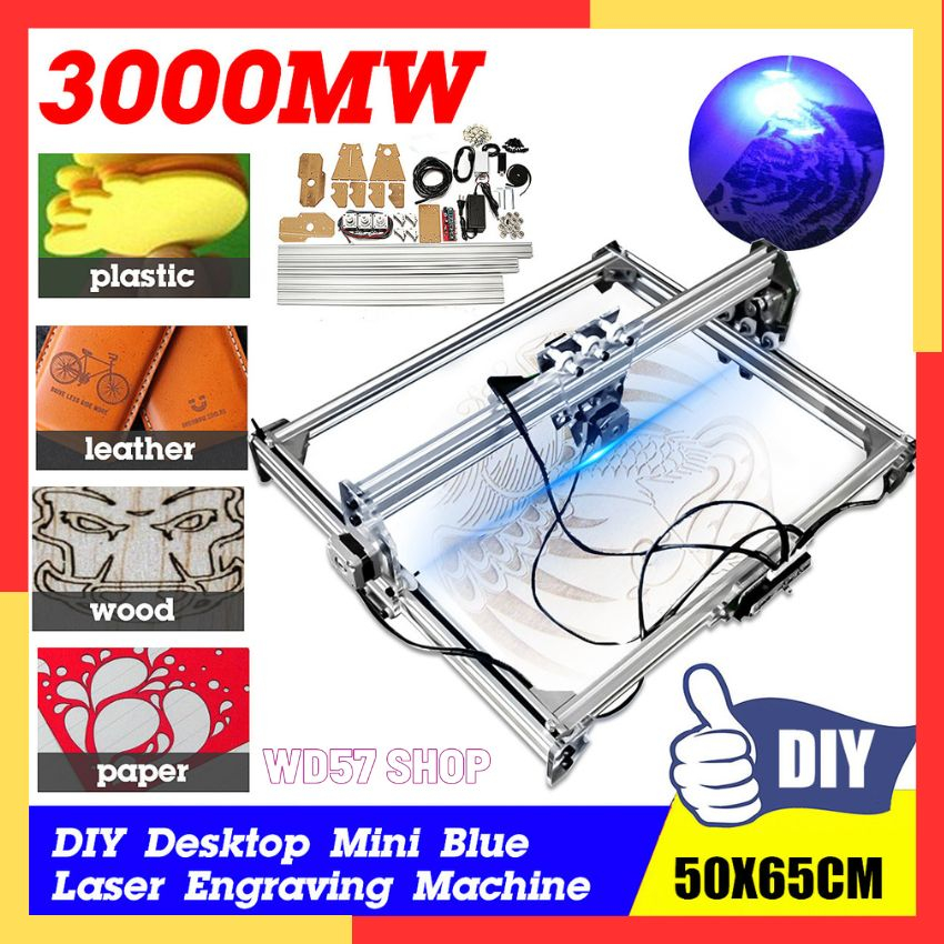 Mesin CNC Printer 3D Laser Jet Scanner DIY Akurat Presisi Grafir Ukir Menggambar Menulis Media Kayu 