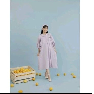 New Jii Gloria X cherry Dreamy Bene dress in lavender