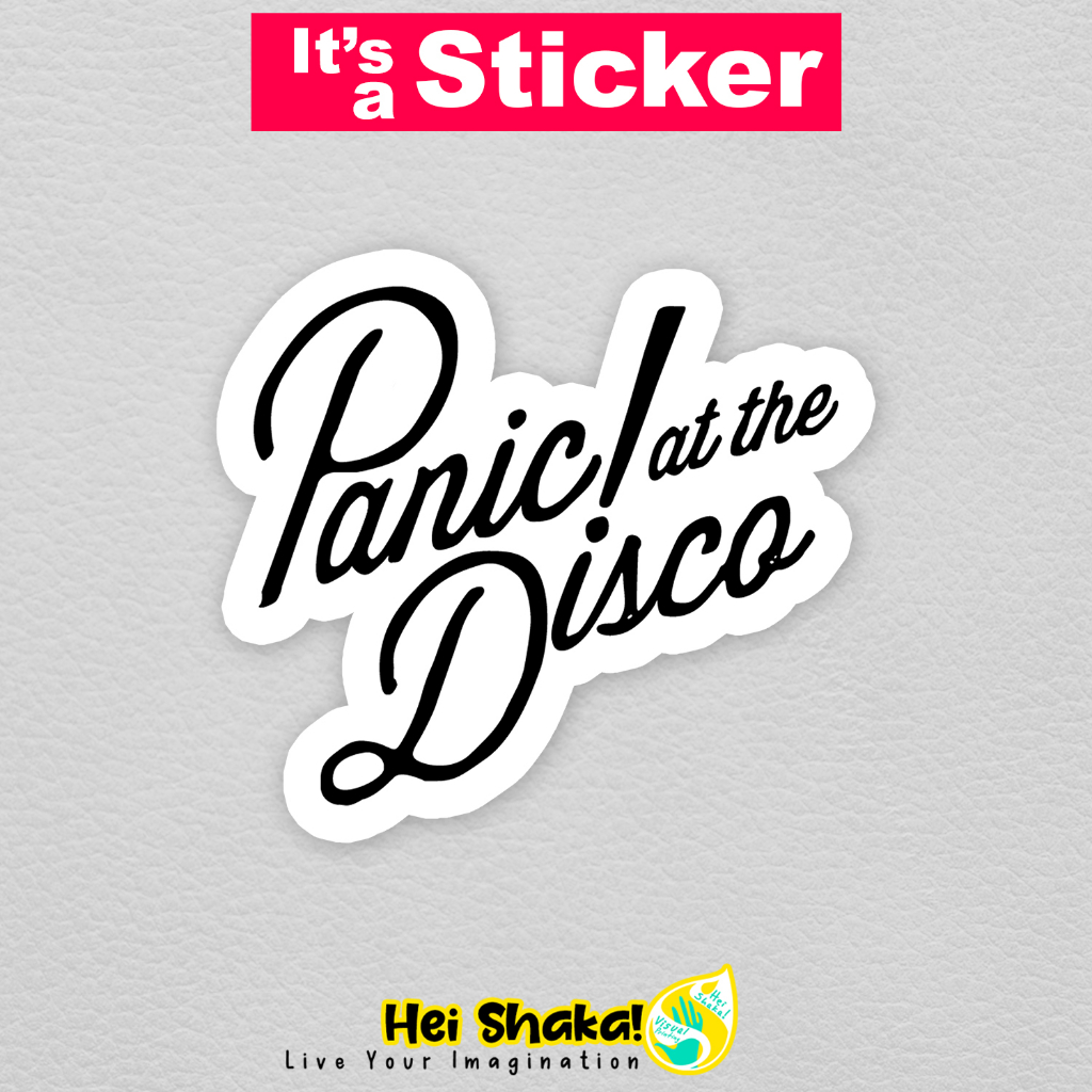 

Stiker PANIC AT THE DISCO Sticker Musik Band Vinyl Anti Air