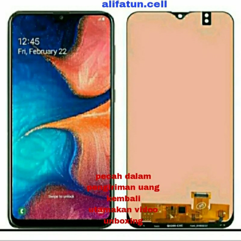 LCD SAMSUNG A20