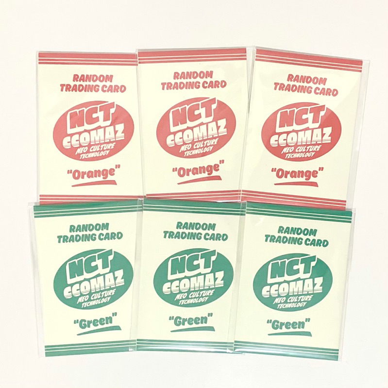 [LAST STOCK/FULL PRICE] NCT CCOMAZ 2ND MD Trading Card Sealed Fullset TC PC Merch Photocard Underpri