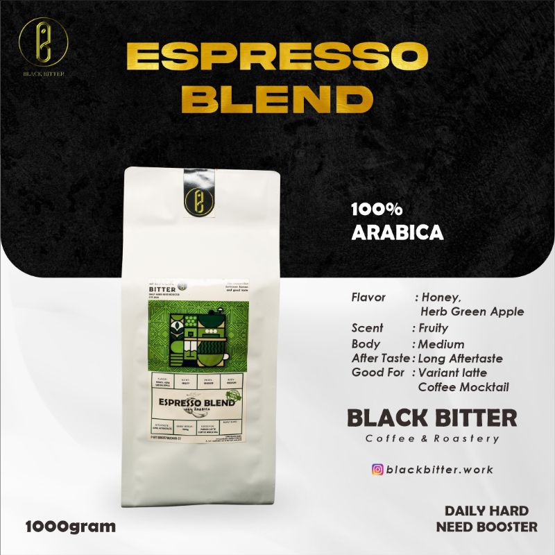 

Espresso House Blend Full Arabika 1kg - Biji Dan Bubuk Kopi Arabica Murni