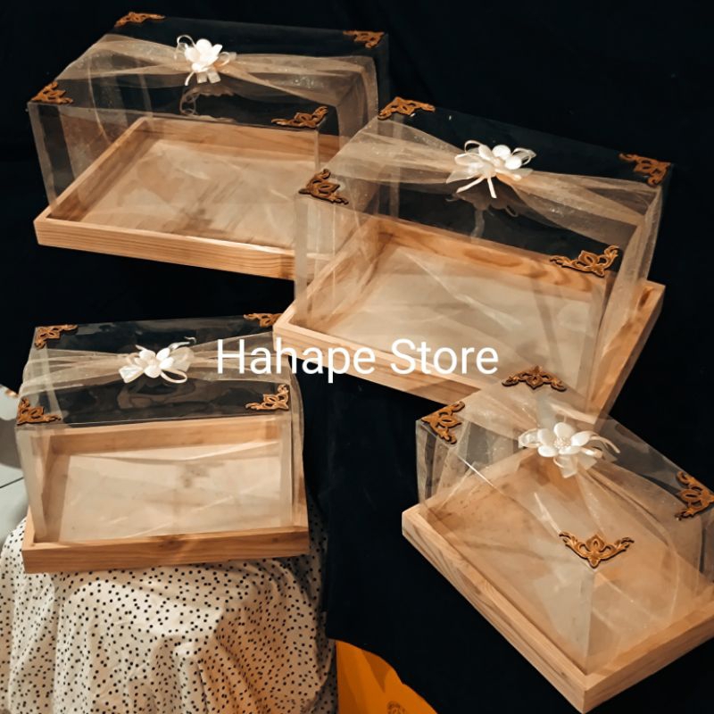 

RB TERMURAH KOTAK KAYU PAKET 4/5/6 SESERAHAN HANTARAN DIJAMIN