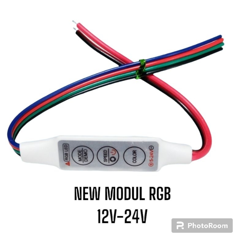 NEW MODUL CONTROLLER RGB 4 KABEL 5V - 24V MODUL LED STRIP