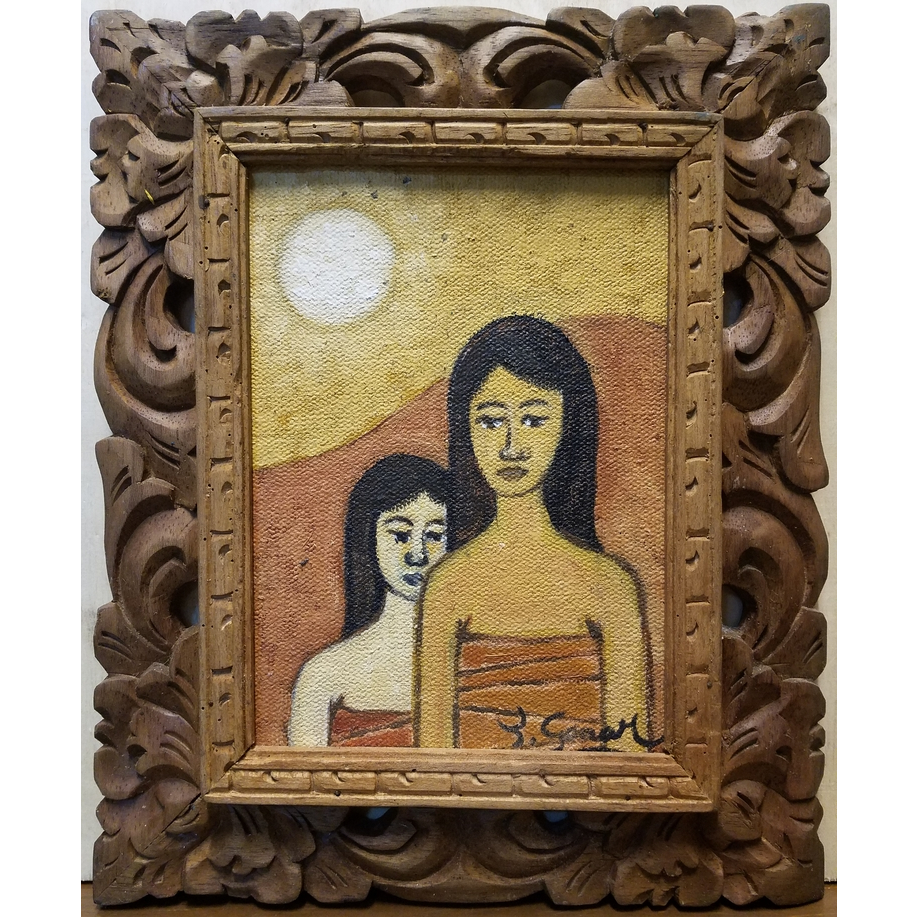 Lukisan Gadis Pantai Karya Maestro Tatang Ganar Ada Sertifikat