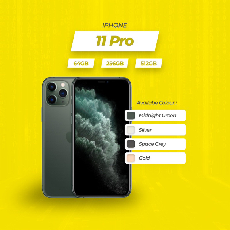 IPHONE 11PRO BIASA 64/256GB