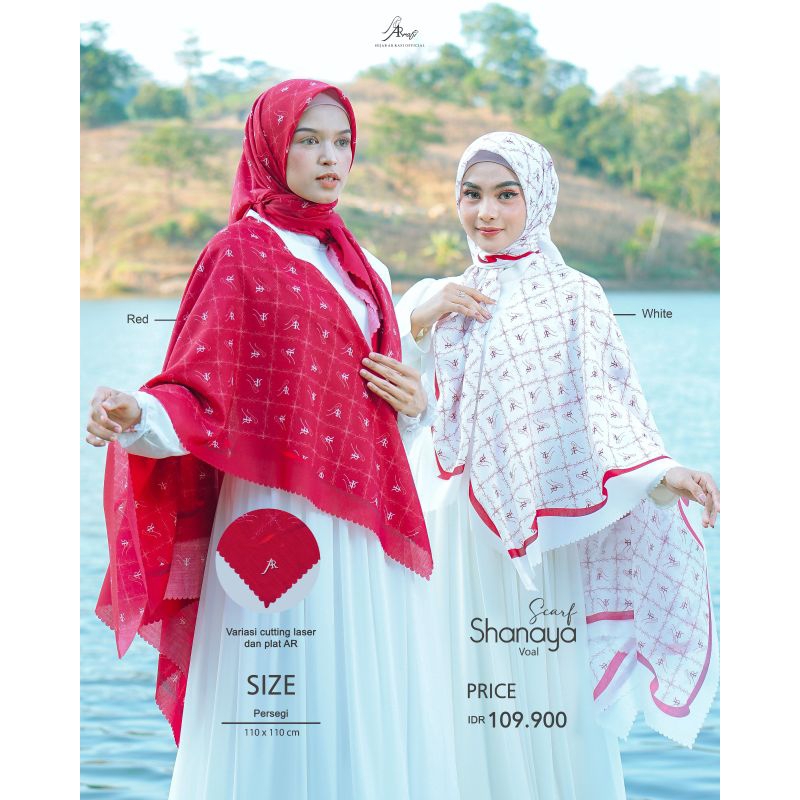 SHANAYA SCARF Hijab Kemerdekaan RI 17 Agustus Merah Putih by Hijab Arrafi