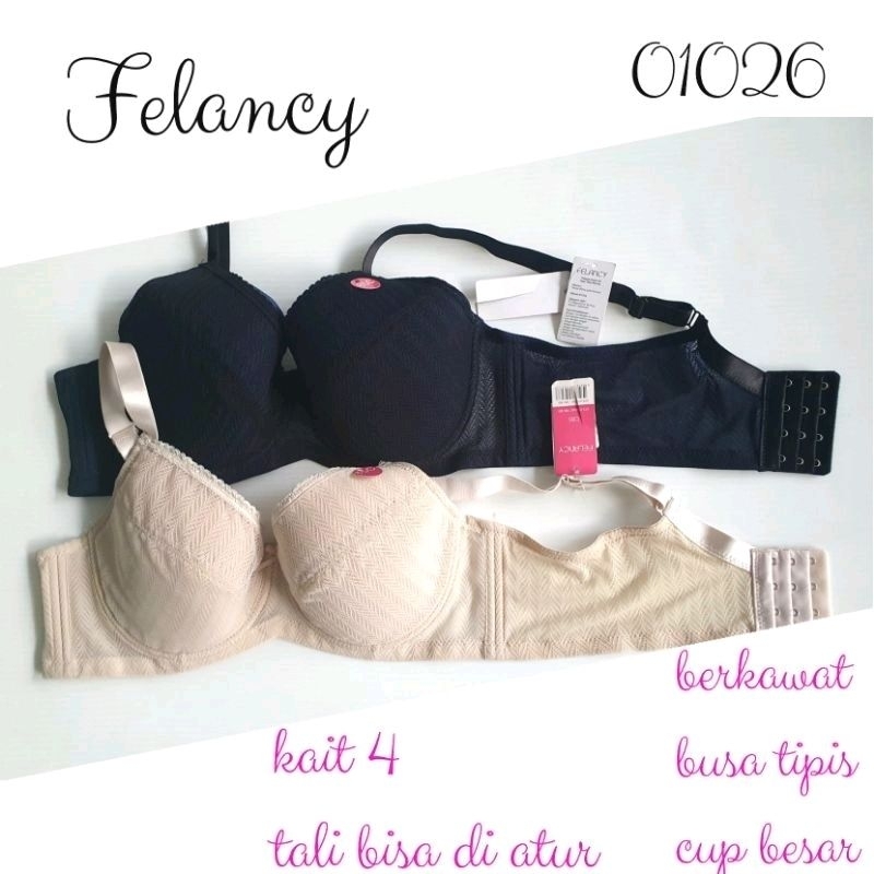 BRA berkawat busa tipis cup C |FELANCY-01026
