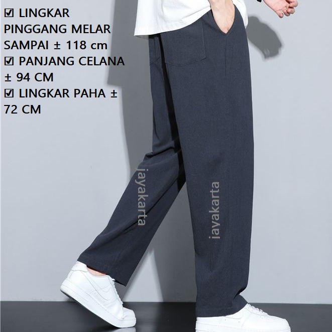 Celana Panjang Pria Dewasa Celana Cargo Pria Murah Panjang Bahan Katun Japan Drill Celana Pria Polos