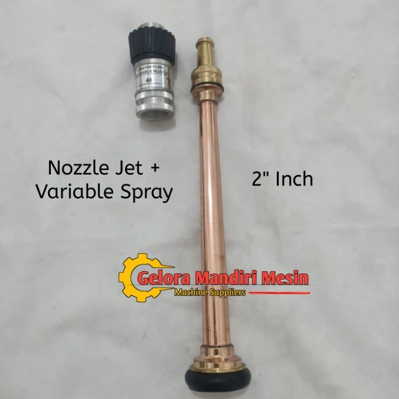 Jet Nozzle Sprayer + Variable Pemadam 2 Inch Full Kuningan