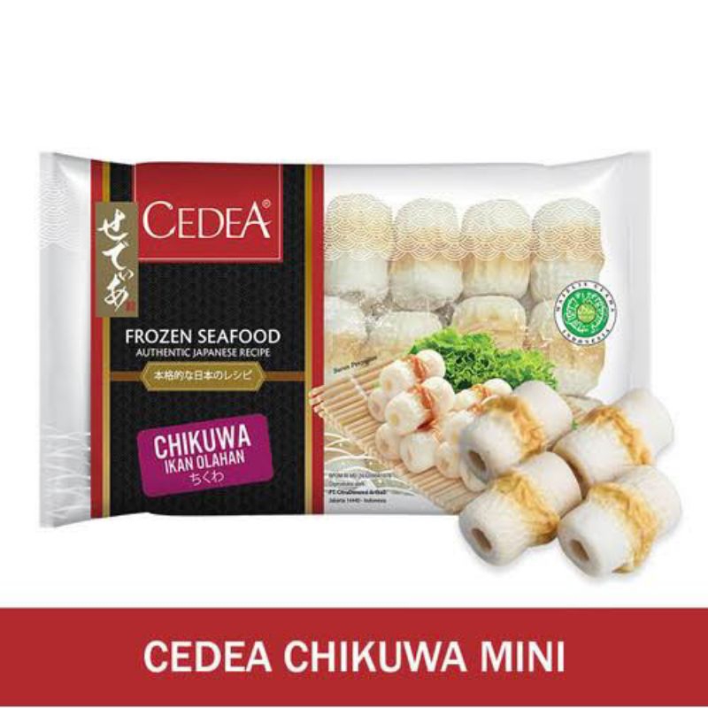 

CEDEA CHIKUWA TOPING SEAFOOD HALAL 250gr, 500gr, 1kg