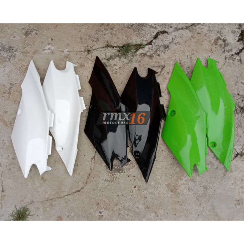 cover body klx bf dtracker new sayap jok side panel sayap belakang klx 150 bf dtracker new