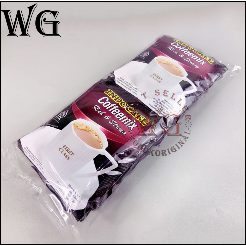 

Kopi Hitam Indocafe Coffeemix Rich and Strong 10 Sashet x 27 Gram