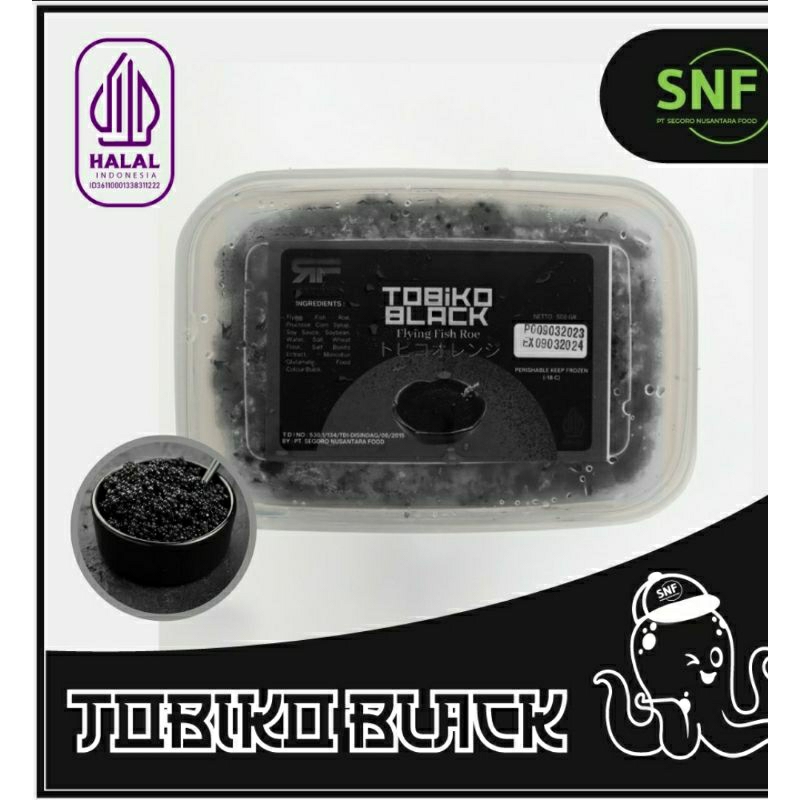 

tobiko black caviar 500 gr