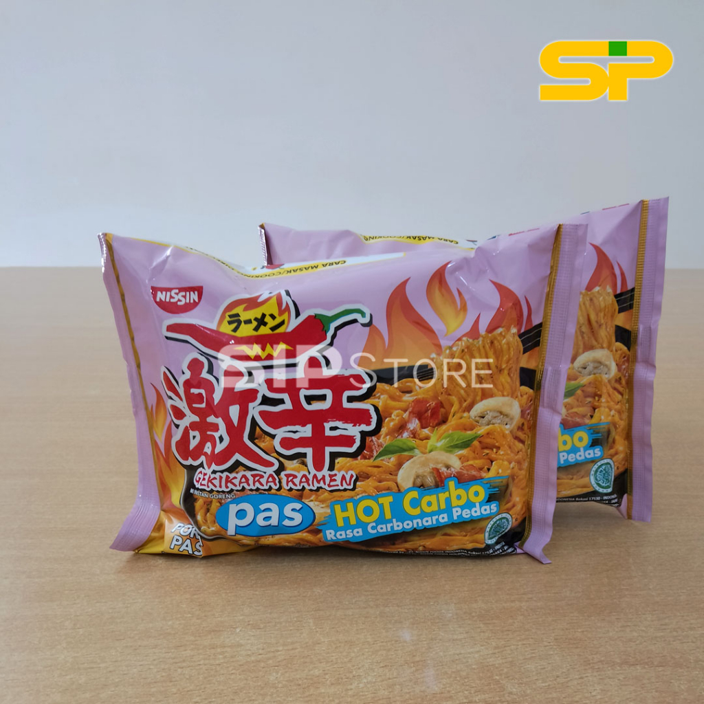 

GEKIKARA RAMEN PAS HOT CARBONARA 81 GRAM - NISSIN MIE GORENG INSTANT