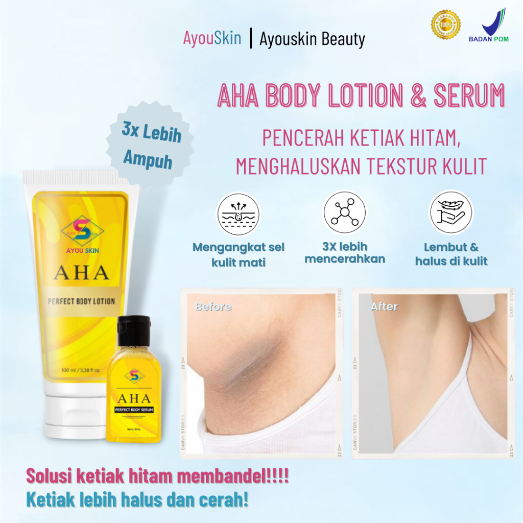 Pencerah ketiak hitam, Krim penghilang ketiak kasar dan gelap, Pemutih ketiak hitam membandel, Lotio