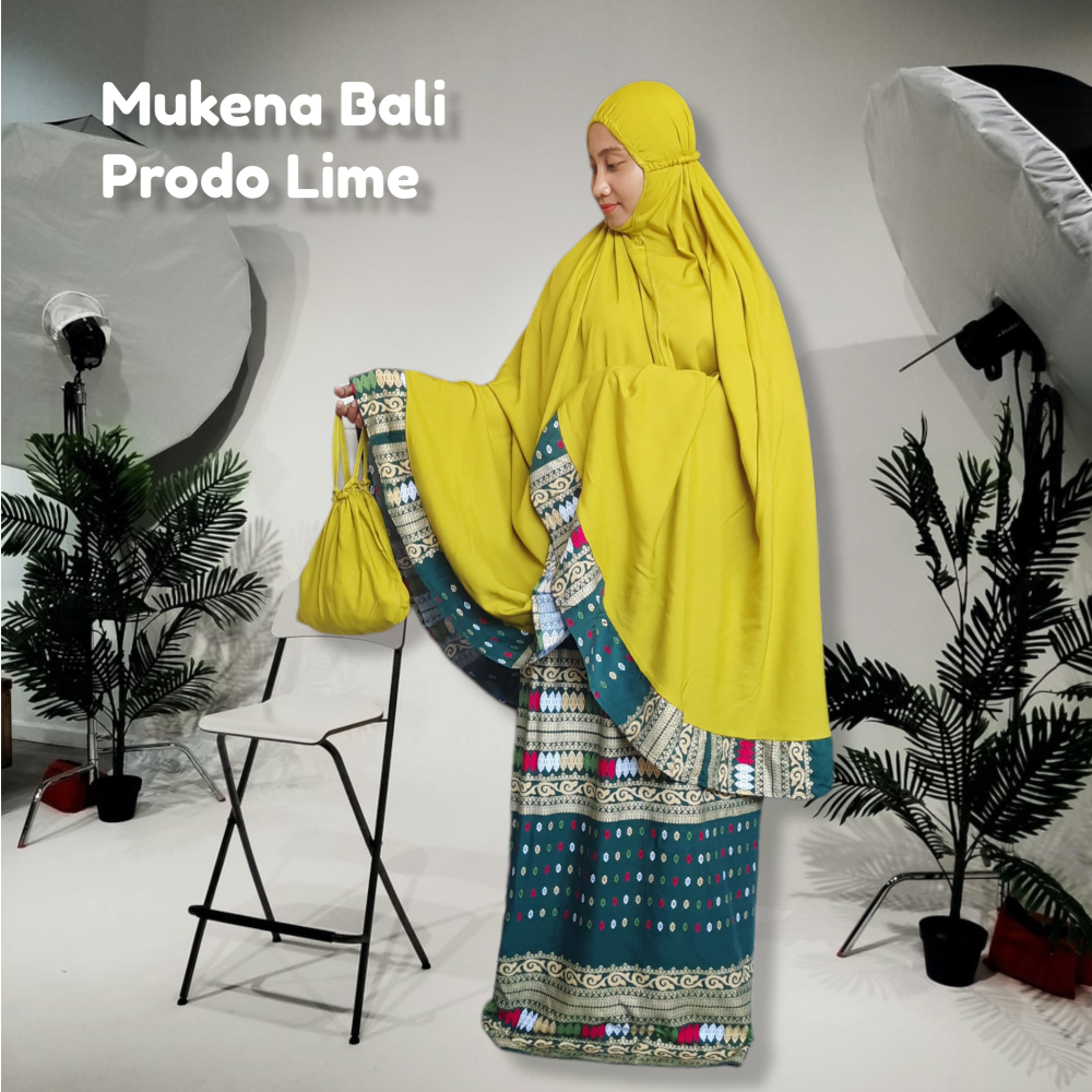 Mukena Jumbo Dewasa Katun Rayon Adem