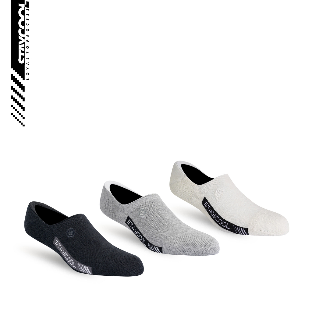 StayCool - Kaos Kaki Fashion Invisible Basic 3 Set