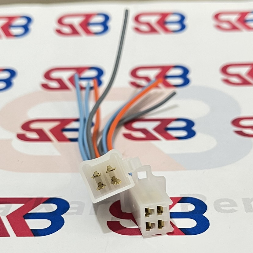 Socket Soket Sambungan Kabel 4 Pin 4 Kabel