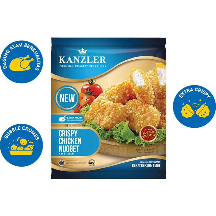 

Kanzler Crispy Chicken Nugget 450GR BEST SELLER