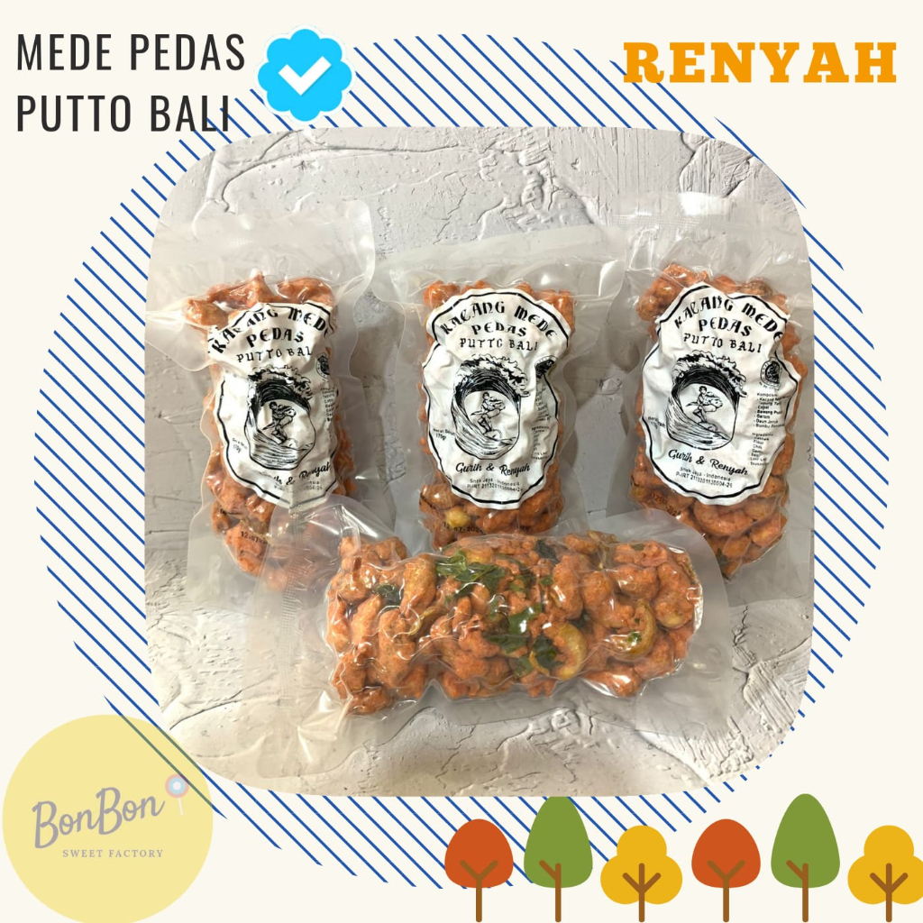 

Kacang Mede Pedas Putto Bali / Mete Pedes Vakum / Bali Cashew Nut