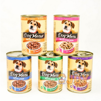 DOG MENUE Wet Food Can 415gr - Makanan Anjing kaleng