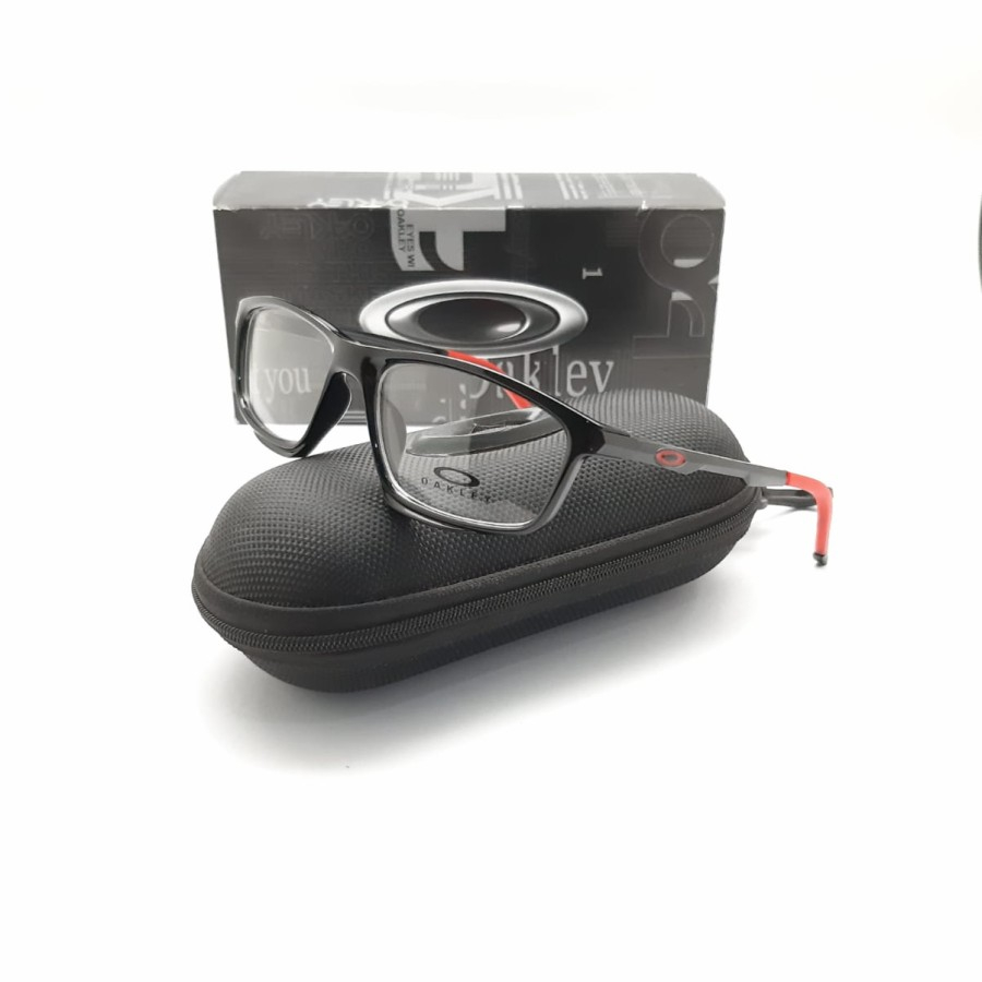 KACAMATA PRIA O-K ANTI RADIASI - KACAMATA PRIA ELEGAN DAN MEWAH - HITAM MERAH