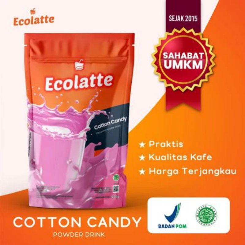 

Cotton Candy Powder Ecolatte - 500 gr